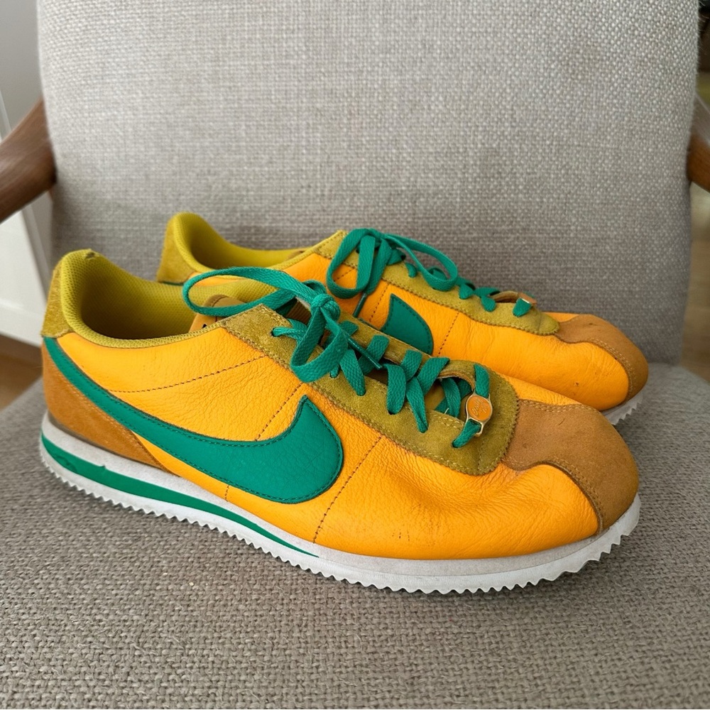 Nike Men’s Cortez Textile Leather Oregon Sz U.S. 14
